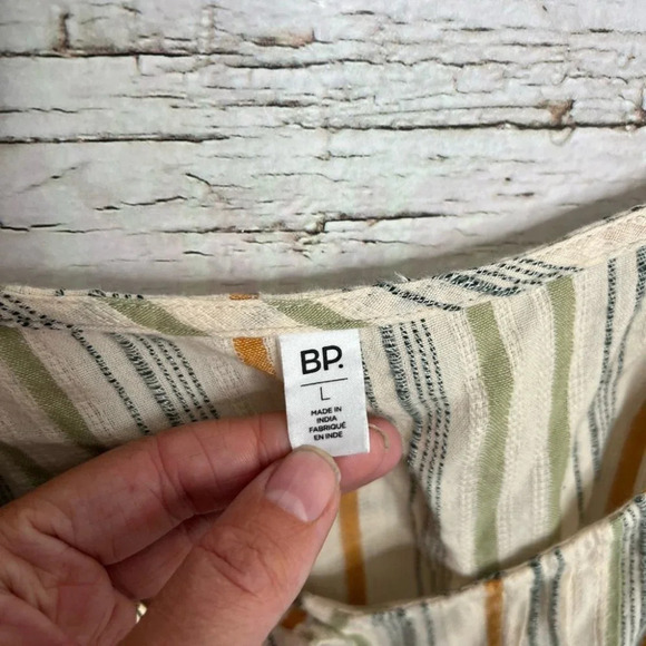 Bp. Tank top blouse tan brown size large  crop - Picture 4 of 6